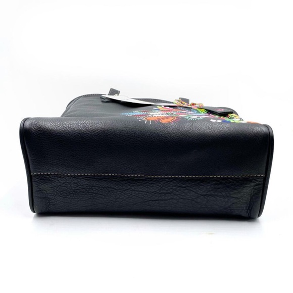 Consuela Frida Shady Black Floral Classic Tote Bag. NWOT - Picture 7 of 11